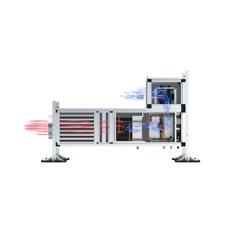 Wentylator z odzyskiem ciepła BHR S (1500 m3)